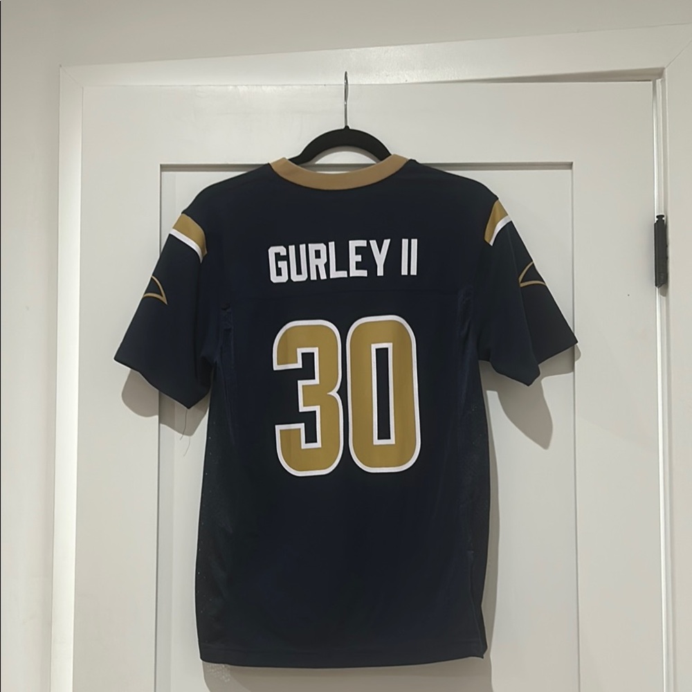 Rams Todd Gurley III NFL Team Apparel Yth Large #30 teddy bear bundle gently wrn - Picture 2 of 8